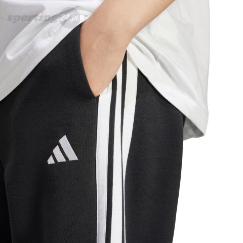 Spodnie damskie adidas Essentials 3-Stripes Fleece Loose-Fit czarne JE1276 Adidas Spodnie damskie adidas Essentials 3-Stripes Fleece Loose-Fit czarne JE1276 Adidas
