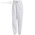 Spodnie damskie adidas Essentials 3-Stripes Fleece Loose-Fit szare IN6178 Adidas