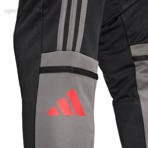 Spodnie męskie adidas Squadra 25 Training czarno-szare JD1625 Adidas Spodnie męskie adidas Squadra 25 Training czarno-szare JD1625 Adidas
