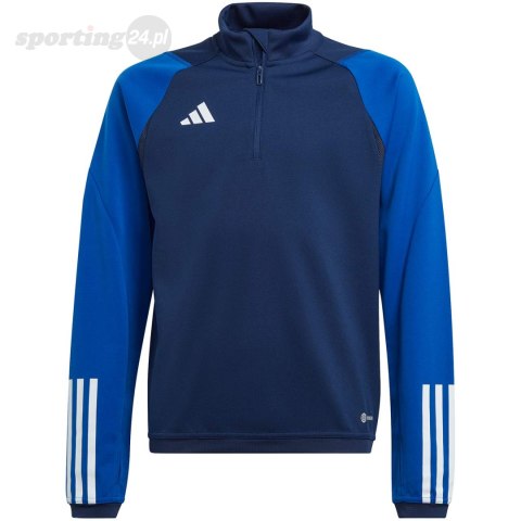 Bluza dla dzieci adidas Tiro 23 Competition Training granatowo-niebieska HK7646 Adidas teamwear Bluza dla dzieci adidas Tiro 23 Competition Training granatowo-niebieska HK7646 Adidas teamwear