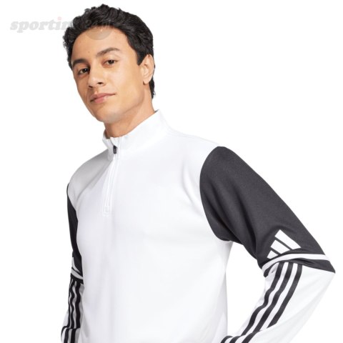 Bluza męska adidas Squadra 25 Training Top biało-czarna JD2987 Adidas teamwear Bluza męska adidas Squadra 25 Training Top biało-czarna JD2987 Adidas teamwear