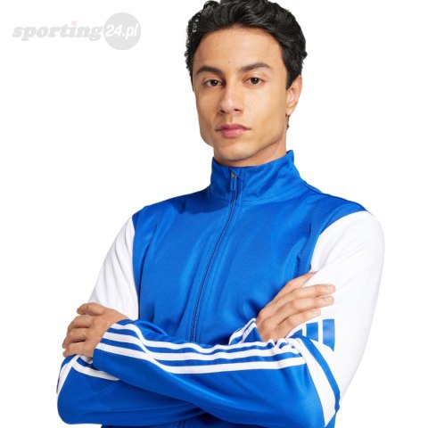 Bluza męska adidas Squadra 25 Training niebiesko-biała JD2980 Adidas teamwear Bluza męska adidas Squadra 25 Training niebiesko-biała JD2980 Adidas teamwear