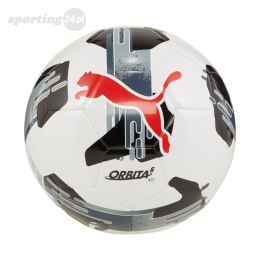 Piłka nożna Puma Orbita 6 MS biało-szaro-czerwona 84335 02 Puma
