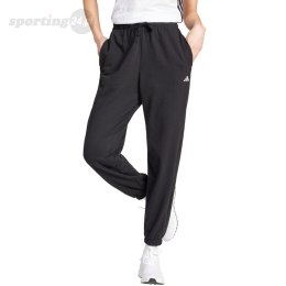 Spodnie damskie adidas Essentials Small Logo French Terry Cuffed czarne JD7999 Adidas