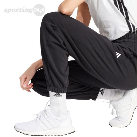 Spodnie damskie adidas Essentials Small Logo French Terry Cuffed czarne JD7999 Adidas Spodnie damskie adidas Essentials Small Logo French Terry Cuffed czarne JD7999 Adidas