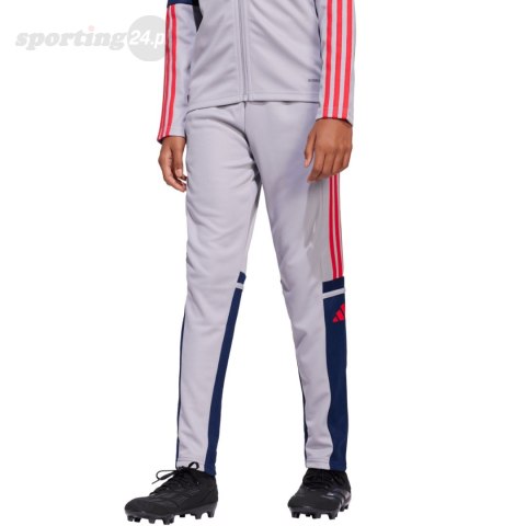 Spodnie dla dzieci adidas Squadra 25 Training szaro-granatowe JP3369 Adidas Spodnie dla dzieci adidas Squadra 25 Training szaro-granatowe JP3369 Adidas