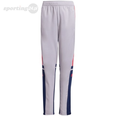 Spodnie dla dzieci adidas Squadra 25 Training szaro-granatowe JP3369 Adidas Spodnie dla dzieci adidas Squadra 25 Training szaro-granatowe JP3369 Adidas