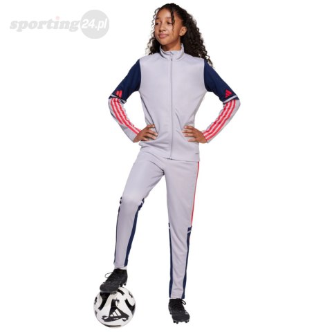 Spodnie dla dzieci adidas Squadra 25 Training szaro-granatowe JP3369 Adidas Spodnie dla dzieci adidas Squadra 25 Training szaro-granatowe JP3369 Adidas