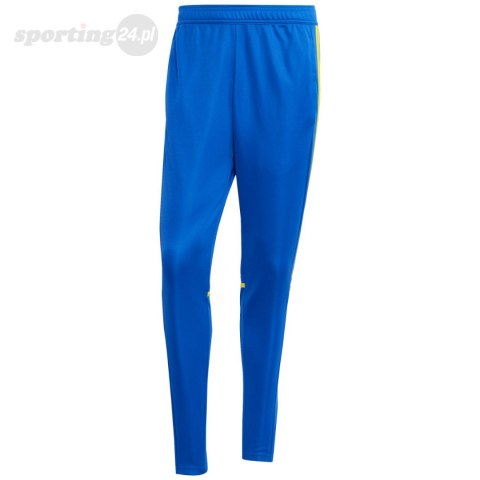 Spodnie męskie adidas Squadra 25 Training niebiesko-żółte JP3152 Adidas teamwear Spodnie męskie adidas Squadra 25 Training niebiesko-żółte JP3152 Adidas teamwear