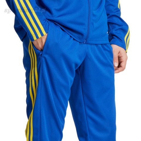 Spodnie męskie adidas Squadra 25 Training niebiesko-żółte JP3152 Adidas teamwear Spodnie męskie adidas Squadra 25 Training niebiesko-żółte JP3152 Adidas teamwear
