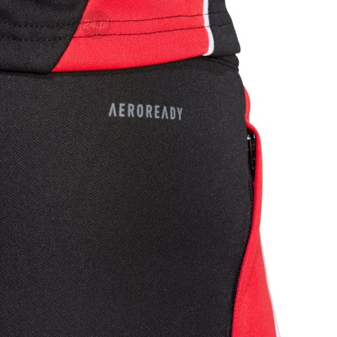 Spodnie męskie adidas Tiro 24 Slim Training czarno-czerwone JP2489 Adidas Spodnie męskie adidas Tiro 24 Slim Training czarno-czerwone JP2489 Adidas