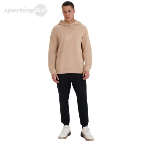Bluza męska 4F M1621 beżowa 4FWSS25TSWSM1621 83S 4F Bluza męska 4F M1621 beżowa 4FWSS25TSWSM1621 83S 4F