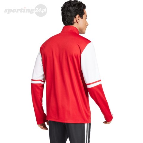 Bluza męska adidas Squadra 25 Training czerwono-biała JD2979 Adidas teamwear Bluza męska adidas Squadra 25 Training czerwono-biała JD2979 Adidas teamwear