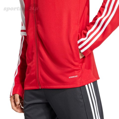 Bluza męska adidas Squadra 25 Training czerwono-biała JD2979 Adidas teamwear Bluza męska adidas Squadra 25 Training czerwono-biała JD2979 Adidas teamwear