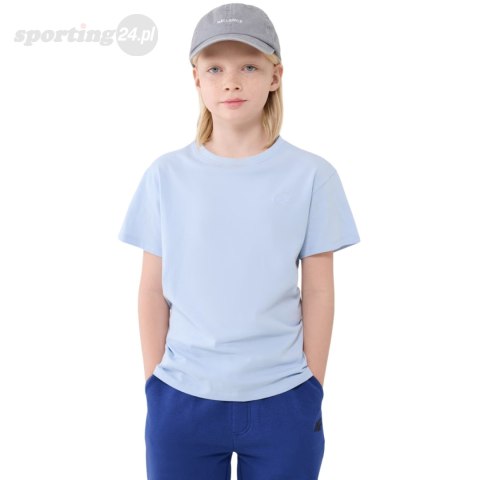 Koszulka dla chłopca 4F M2324 niebieska 4FJWSS25TTSHM2324 33S 4F Koszulka dla chłopca 4F M2324 niebieska 4FJWSS25TTSHM2324 33S 4F