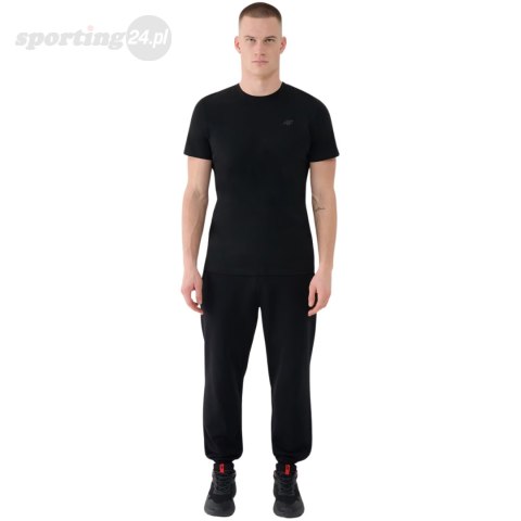 Koszulka męska 4F M2256 głęboka czerń 4FWMM00TTSHM2256 20S 4F Koszulka męska 4F M2256 głęboka czerń 4FWMM00TTSHM2256 20S 4F
