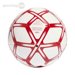 Piłka nożna adidas Starlancer Club biało-czerwona JM1800 Adidas