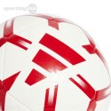 Piłka nożna adidas Starlancer Club biało-czerwona JM1800 Adidas