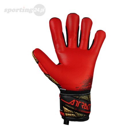 Rękawice bramkarskie Reusch Attrakt Freegel Silver czarno-czerwone 5570235 7075 Reusch Rękawice bramkarskie Reusch Attrakt Freegel Silver czarno-czerwone 5570235 7075 Reusch