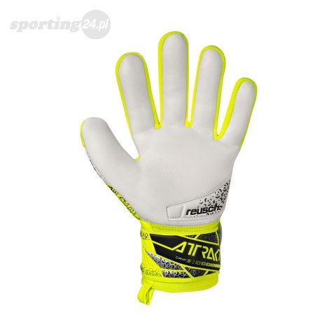 Rękawice bramkarskie Reusch Attrakt Grip Junior żółto-czarne 5572815 2014 Reusch Rękawice bramkarskie Reusch Attrakt Grip Junior żółto-czarne 5572815 2014 Reusch
