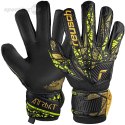 Rękawice bramkarskie Reusch Attrakt Infinity Finger Support czarno-żółte 5470710 7739 Reusch