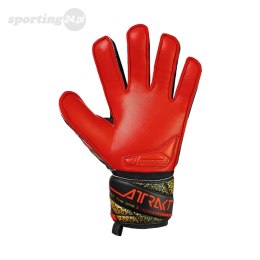 Rękawice bramkarskie Reusch Attrakt Silver Junior czarno-czerwone 5572215 7075 Reusch