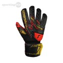 Rękawice bramkarskie Reusch Attrakt Silver Junior czarno-czerwone 5572215 7075 Reusch