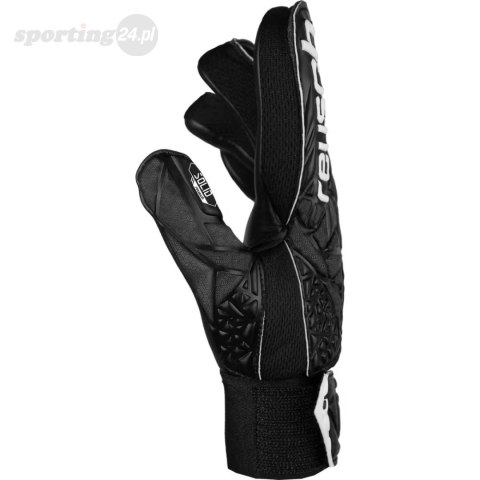 Rękawice bramkarskie Reusch Attrakt Staster Solid Finger Support Junior czarne 5472511 7700 Reusch Rękawice bramkarskie Reusch Attrakt Staster Solid Finger Support Junior czarne 5472511 7700 Reusch