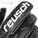 Rękawice bramkarskie Reusch Attrakt Staster Solid Finger Support Junior czarne 5472511 7700 Reusch