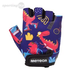 Rękawiczki rowerowe dla dzieci Meteor Dino Cars granatowe 17389-17390-17391 Meteor