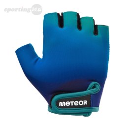 Rękawiczki rowerowe dla dzieci Meteor Fluid niebieskie 17395-17396-17397 Meteor