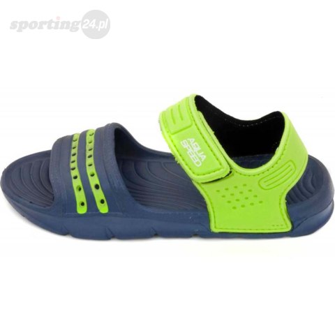 Sandały dla dzieci Aqua-speed Noli granatowo zielone kol.48 AQUA-SPEED Sandały dla dzieci Aqua-speed Noli granatowo zielone kol.48 AQUA-SPEED