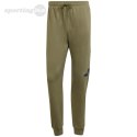 Spodnie męskie adidas Essentials Big Logo French Terry oliwkowe JE8970 Adidas