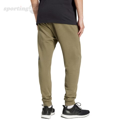 Spodnie męskie adidas Essentials Big Logo French Terry oliwkowe JE8970 Adidas Spodnie męskie adidas Essentials Big Logo French Terry oliwkowe JE8970 Adidas