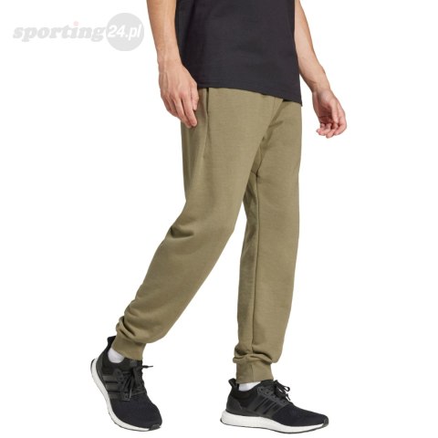 Spodnie męskie adidas Essentials Big Logo French Terry oliwkowe JE8970 Adidas Spodnie męskie adidas Essentials Big Logo French Terry oliwkowe JE8970 Adidas