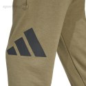 Spodnie męskie adidas Essentials Big Logo French Terry oliwkowe JE8970 Adidas