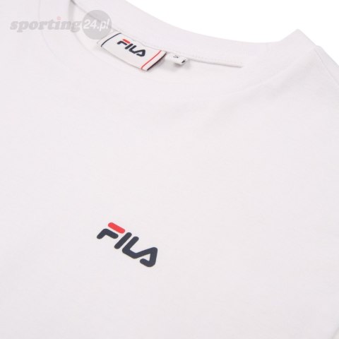 Koszulka damska Fila Lignano biała FAW1053 10001 Fila Koszulka damska Fila Lignano biała FAW1053 10001 Fila