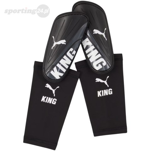 Ochraniacze piłkarskie Puma King Sleeve czarne 30933 01 Puma Ochraniacze piłkarskie Puma King Sleeve czarne 30933 01 Puma