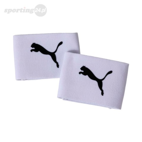 Opaski na getry piłkarskie Puma 2 sztuki białe 50636 01 Puma Opaski na getry piłkarskie Puma 2 sztuki białe 50636 01 Puma