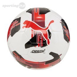 Piłka nożna Puma Orbita 6 MS biało-czerwona 84335 04 Puma