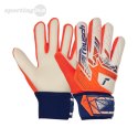 Rękawice bramkarskie Reusch Attrakt Starter Solid Junior biało-pomarańczowe 5572513 2500 Reusch