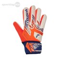 Rękawice bramkarskie Reusch Attrakt Starter Solid Junior biało-pomarańczowe 5572513 2500 Reusch