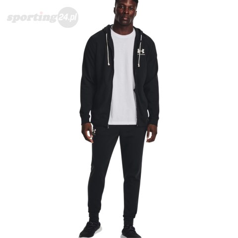 Spodnie męskie Under Armour Rival Terry Jogger czarne 1380843 001 Under Armour Spodnie męskie Under Armour Rival Terry Jogger czarne 1380843 001 Under Armour