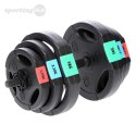 SGSP60 SET SZTANGA I SZTANGIELKI KOMPOZYT 62 KG HMS