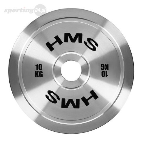 TOS100 TALERZ OLIMPIJSKI STALOWY KALIBROWANY 10 KG HMS TOS100 TALERZ OLIMPIJSKI STALOWY KALIBROWANY 10 KG HMS