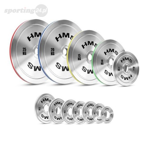 TOS15 TALERZ OLIMPIJSKI STALOWY KALIBROWANY 1.5 KG HMS TOS15 TALERZ OLIMPIJSKI STALOWY KALIBROWANY 1.5 KG HMS