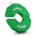 TSN25 2 x 0.25 KG TALERZ NA SPRZĘT DO TRENINGU SIŁOWEGO I FITNESS TYPU NAKŁADKA 2 x 0.25 KG HMS