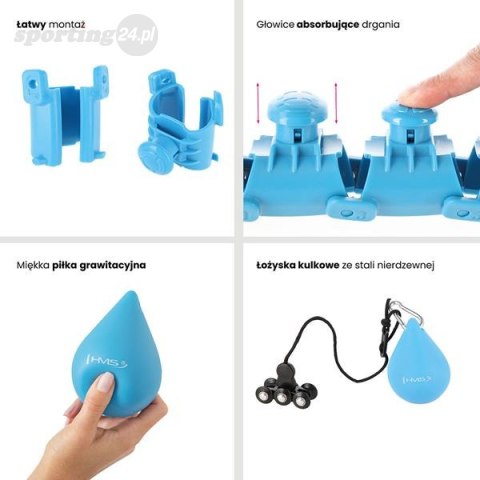 ZESTAW HULA HOP HHW01 BLUE Z WYPUSTKAMI I OBCIĄŻNIKIEM HMS + PAS BR163 RED ZESTAW HULA HOP HHW01 BLUE Z WYPUSTKAMI I OBCIĄŻNIKIEM HMS + PAS BR163 RED