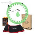 ZESTAW HULA HOP HHW01 GREEN Z WYPUSTKAMI I OBCIĄŻNIKIEM HMS + PAS BR163 RED