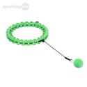 ZESTAW HULA HOP HHW01 GREEN Z WYPUSTKAMI I OBCIĄŻNIKIEM HMS + PAS BR163 RED